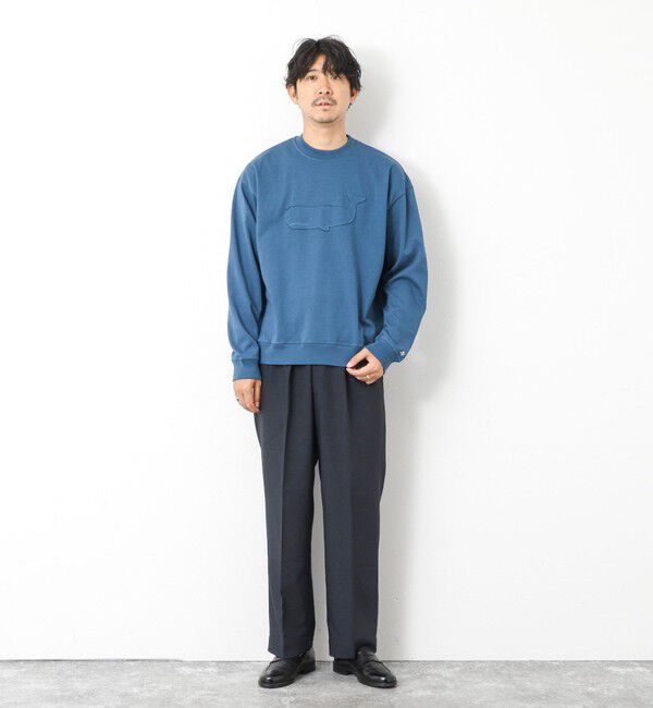 NOLLEY'S goodman「度詰め引き揃え天竺 クラフトクジラ ロンT 25AW」|Tシャツ・カットソー|