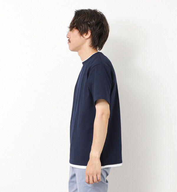 NOLLEY'S goodman「LINKS モザイク柄 レイヤードTee」|Tシャツ・カットソー|