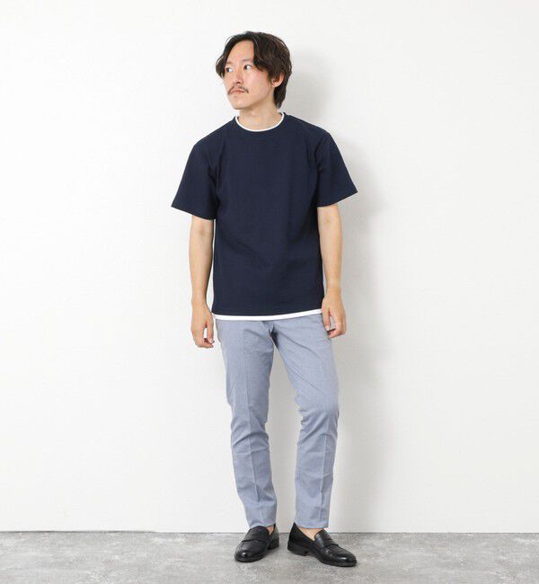 NOLLEY'S goodman「LINKS モザイク柄 レイヤードTee」|Tシャツ・カットソー|