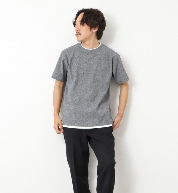 NOLLEY'S goodman「LINKS モザイク柄 レイヤードTee」|Tシャツ・カットソー|