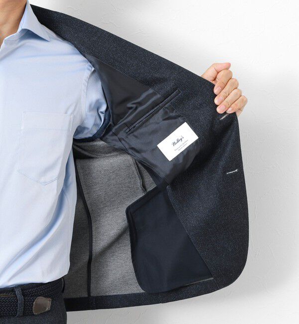 NOLLEY'S goodman「《ビジカジ/セットアップ対応》ポンチジャージJKT」|テーラードジャケット|