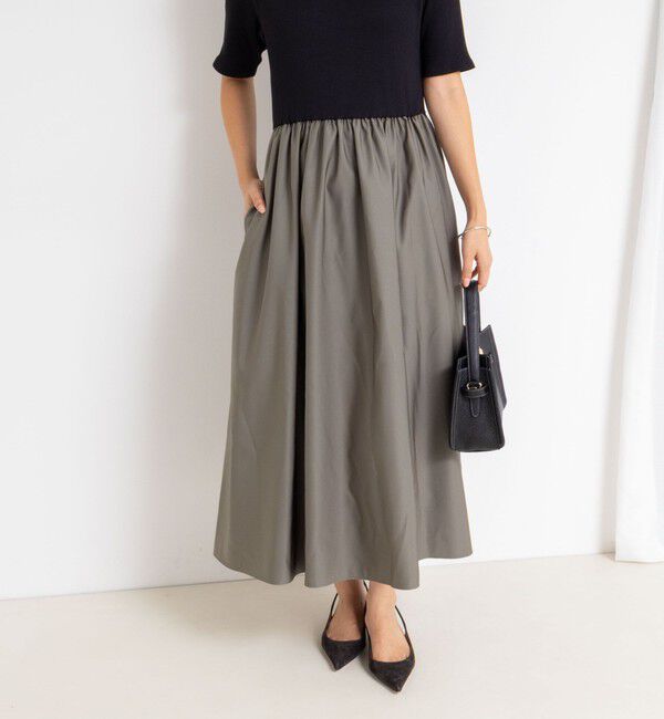 NOLLEY'S sophi「ウォッシャブルカット&times;タフタドッキングワンピース」|ワンピース|