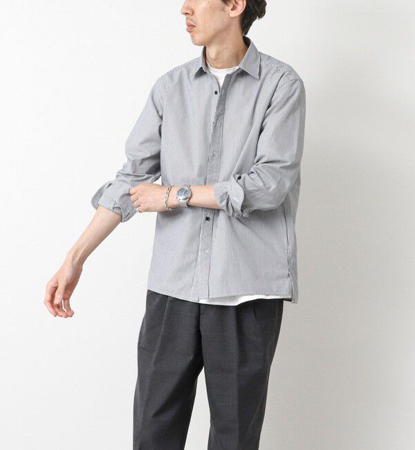 NOLLEY'S goodman「ピーチブロード レギュラーカラーシャツ 25AW」|シャツ・ブラウス|