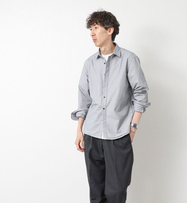 NOLLEY'S goodman「ピーチブロード レギュラーカラーシャツ 25AW」|シャツ・ブラウス|