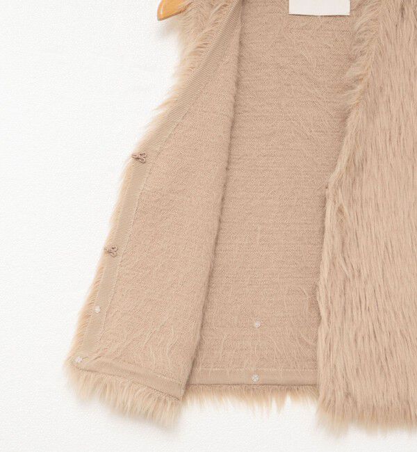 NOLLEY'S「【MARILYN MOON/マリリーンムーン】2ＷAYシャギーファーベスト」|ベスト・ジレ|