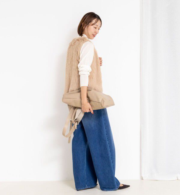 NOLLEY'S「【MARILYN MOON/マリリーンムーン】2ＷAYシャギーファーベスト」|ベスト・ジレ|