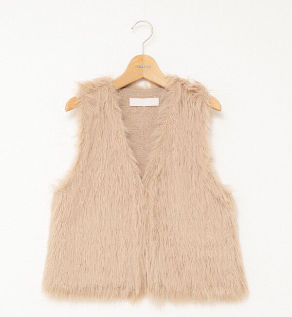 NOLLEY'S「【MARILYN MOON/マリリーンムーン】2ＷAYシャギーファーベスト」|ベスト・ジレ|