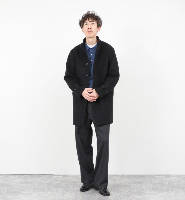 NOLLEY'S goodman「《ビジカジ対応》尾州ビーバースタンドカラーコート 25AW」|その他|
