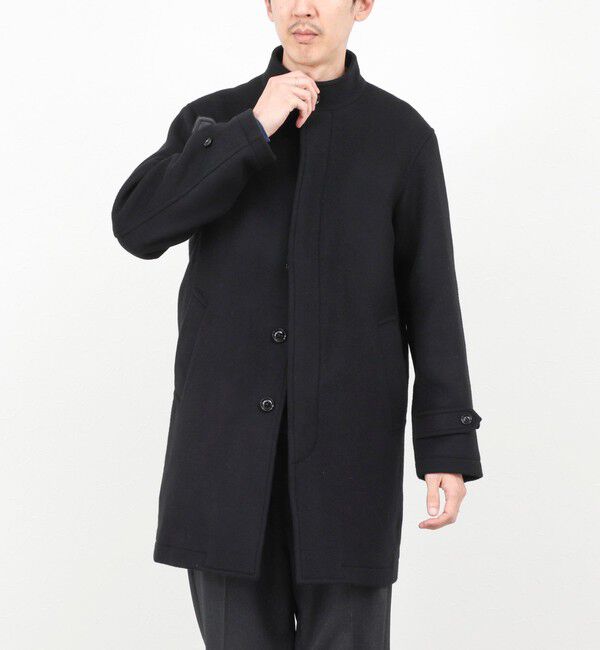 NOLLEY'S goodman「《ビジカジ対応》尾州ビーバースタンドカラーコート 25AW」|その他|