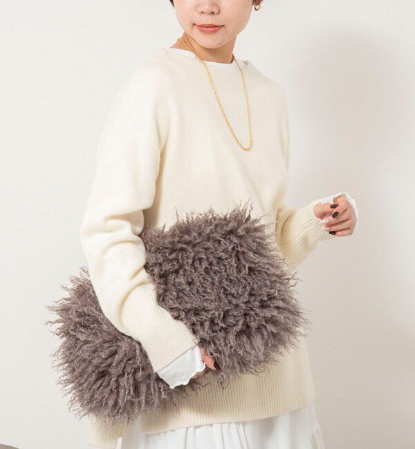 NOLLEY'S「ウールナイロンロング丈プルオーバー」|ニット・セーター|