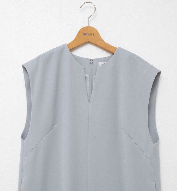 NOLLEY'S「ウォッシャブルフラノ風ジャンパーワンピース」|ワンピース|