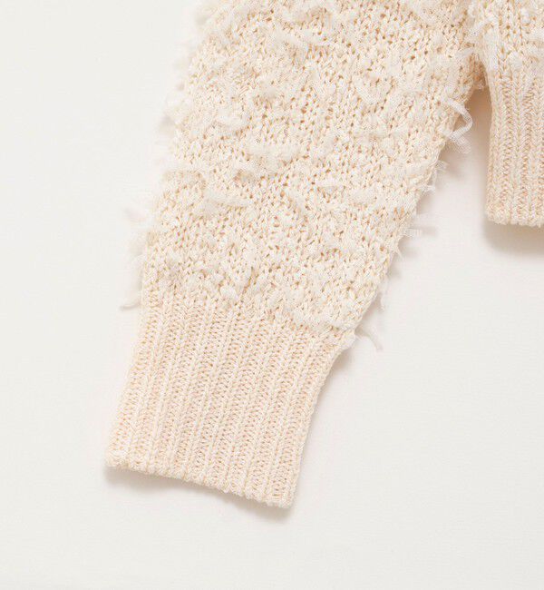 NOLLEY'S sophi「《手洗い可能》ファンシーヤーンポロ衿カーディガンジャケット」|カーディガン|