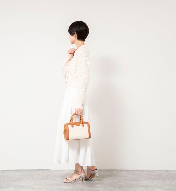 NOLLEY'S sophi「《手洗い可能》ファンシーヤーンポロ衿カーディガンジャケット」|カーディガン|