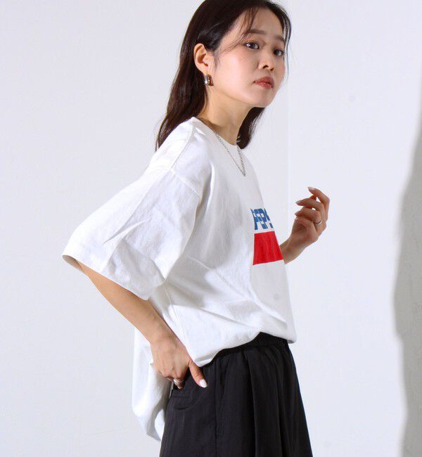 GLOSTER「【PEPSI&times;DISCUS ATHLETIC】コラボ プリント 半袖 クルーネックTシャツ」|Tシャツ・カットソー|