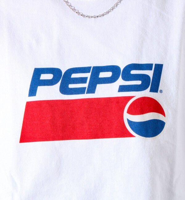 GLOSTER「【PEPSI&times;DISCUS ATHLETIC】コラボ プリント 半袖 クルーネックTシャツ」|Tシャツ・カットソー|
