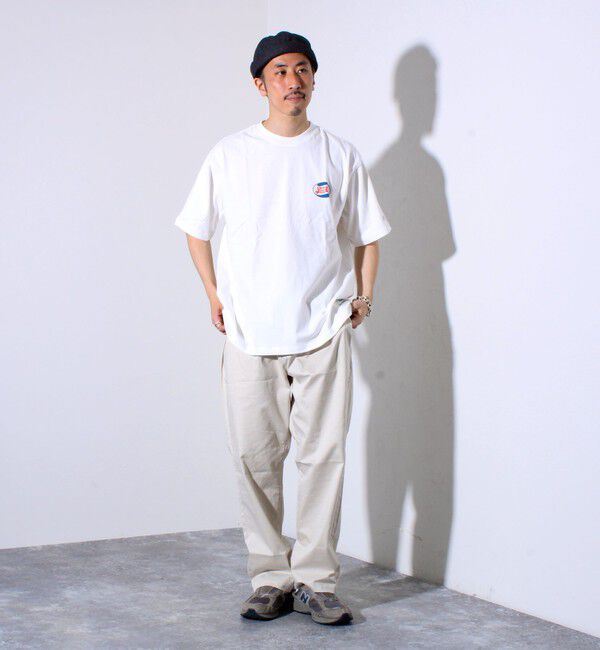 GLOSTER「【PEPSI&times;DISCUS ATHLETIC】コラボ プリント 半袖 クルーネックTシャツ」|Tシャツ・カットソー|