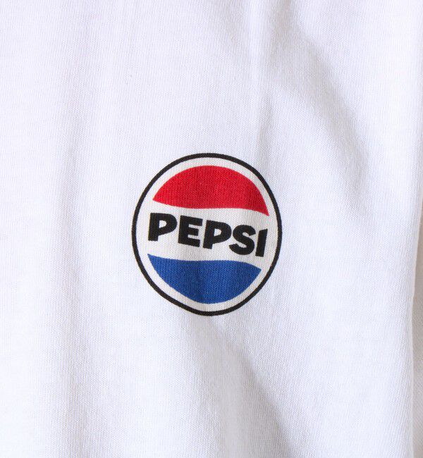 GLOSTER「【PEPSI&times;DISCUS ATHLETIC】コラボ プリント 半袖 クルーネックTシャツ」|Tシャツ・カットソー|