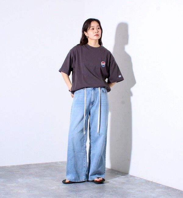 GLOSTER「【PEPSI&times;DISCUS ATHLETIC】コラボ プリント 半袖 クルーネックTシャツ」|Tシャツ・カットソー|