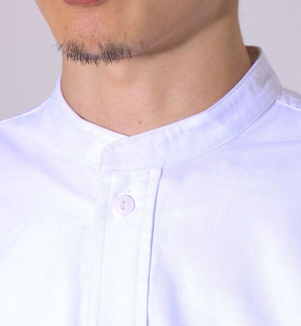 GLOSTER「【シーズンレス】【GEVACO】オックスバンドカラーシャツ」|シャツ・ブラウス|