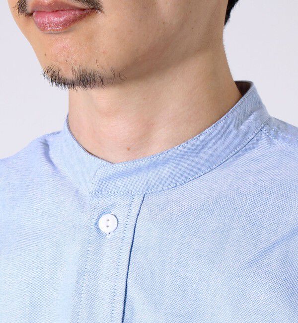 GLOSTER「【シーズンレス】【GEVACO】オックスバンドカラーシャツ」|シャツ・ブラウス|