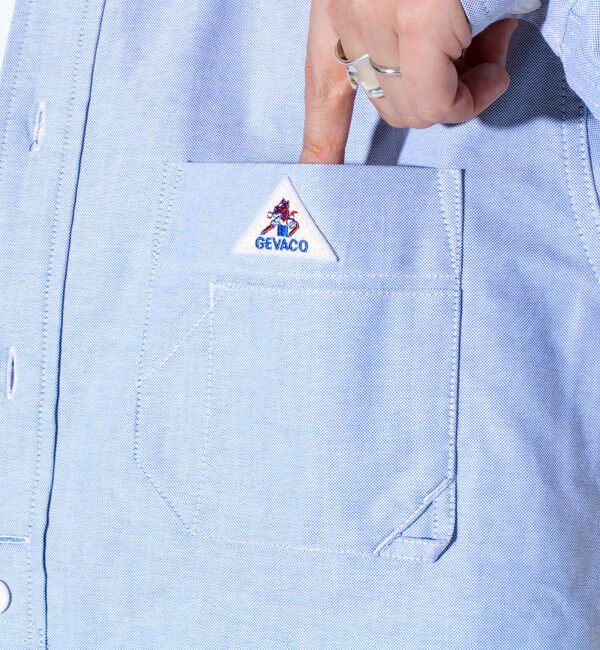 GLOSTER「【シーズンレス】【GEVACO】オックスバンドカラーシャツ」|シャツ・ブラウス|