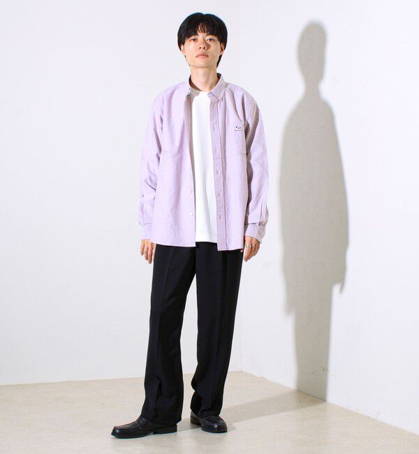 GLOSTER「【定番&times;遊び心】フレブル刺繍BDシャツ 無地/クレイジーパターン」|シャツ・ブラウス|