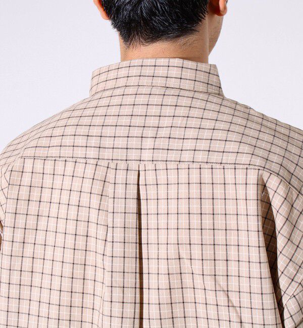GLOSTER「【シャツ＋Tシャツの2点セット】TC平織 小柄チェックアンサンブル」|シャツ・ブラウス|
