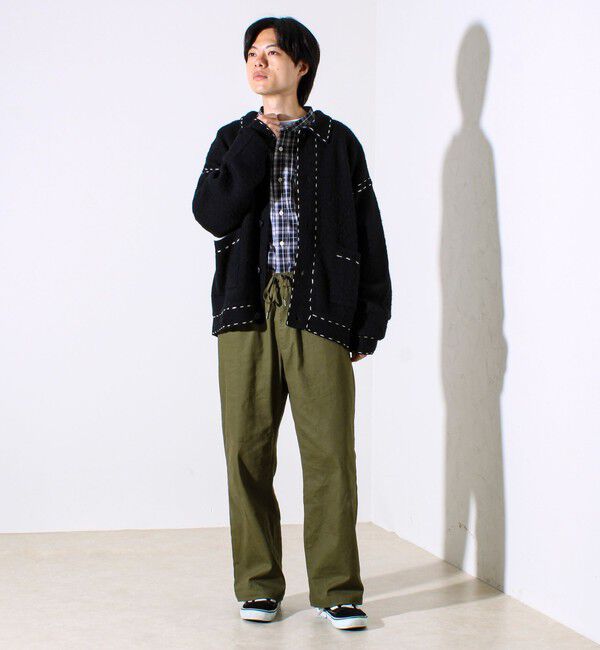 GLOSTER「【ユニセックス対応】ハンドステッチニットジャケット」|カーディガン|