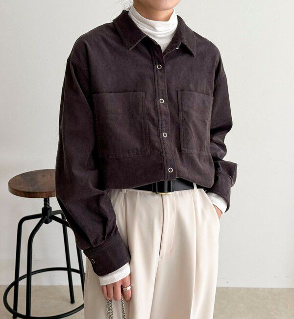fredy emue「コーデュロイシャツ」|シャツ・ブラウス|