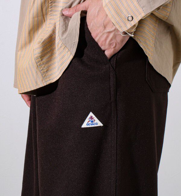 GLOSTER「【GEVACO/ゲバコ】ウールライクイージーパンツ」|チノ|