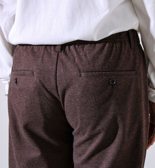 GLOSTER「【Deep Shape】微起毛ストレッチ イージーパンツ」|チノ|