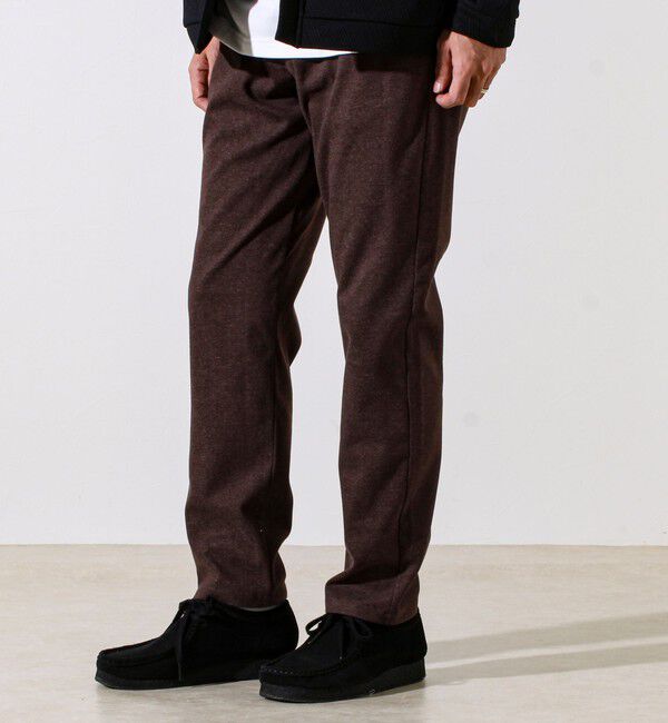 GLOSTER「【Deep Shape】微起毛ストレッチ イージーパンツ」|チノ|