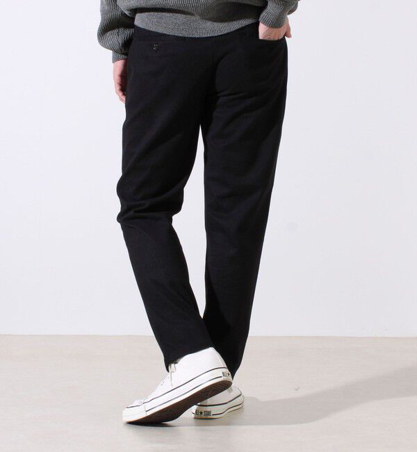 GLOSTER「【Deep Shape】微起毛ストレッチ イージーパンツ」|チノ|