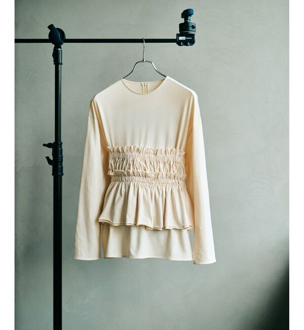 ROPE「カシミヤタッチビスチェ付きカットソー」|Tシャツ・カットソー|ベージュ(27)