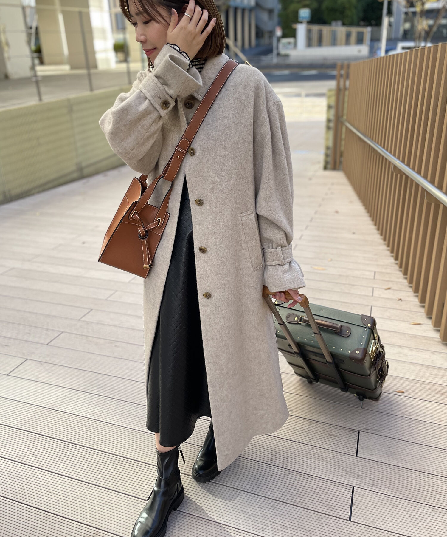 VIS「【新色追加】【マルチWAY】フロントタイバッグ」|ショルダー・メッセンジャー|