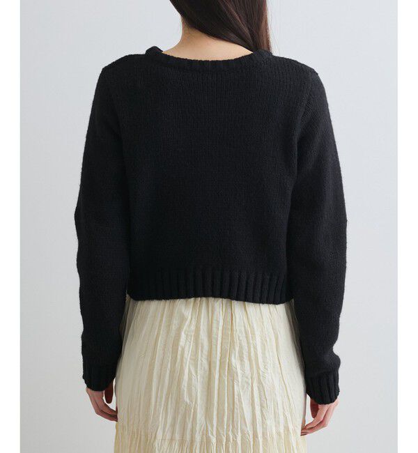 VIS「【WEB限定】刺繍フラワーカーディガン」|カーディガン|