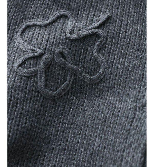 VIS「【WEB限定】刺繍フラワーカーディガン」|カーディガン|