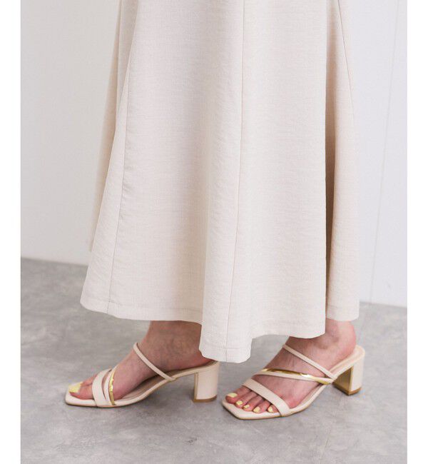 VIS「【美easy】リネンライクマーメイドスカート【洗える】【セットアップ対応】」|スカート|