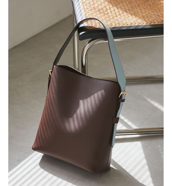 VIS「【新色追加】【A4収納】リバーシブルハンドルワンショルダーバッグ」|トートバッグ|ブラウン(20)