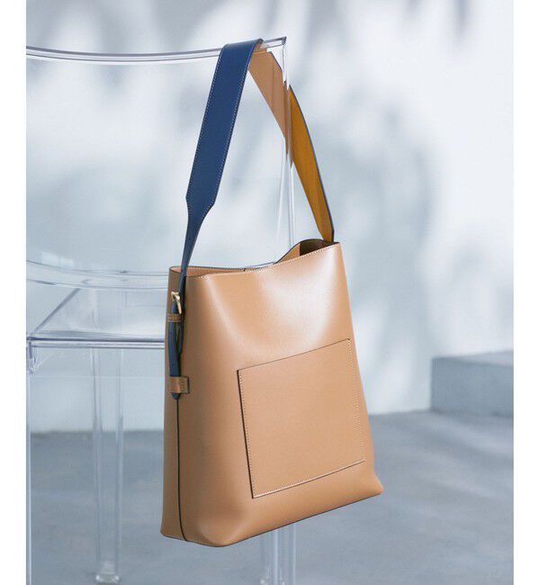 VIS「【新色追加】【A4収納】リバーシブルハンドルワンショルダーバッグ」|トートバッグ|キャメル系(26)