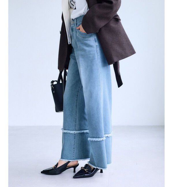 VIS「フリンジフレアデニム」|デニム|