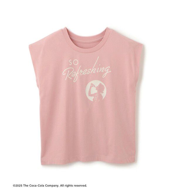 VIS「【Coca-Cola】VIS別注ロゴプリントフレンチTシャツ」|Tシャツ・カットソー|