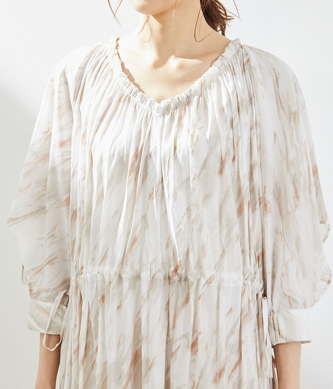 Rope&rsquo;Picnic「【一部店舗限定】【Mon E&rsquo;toile/モンエトワール】ストーンプリントギャザーDRESS」|ドレス|