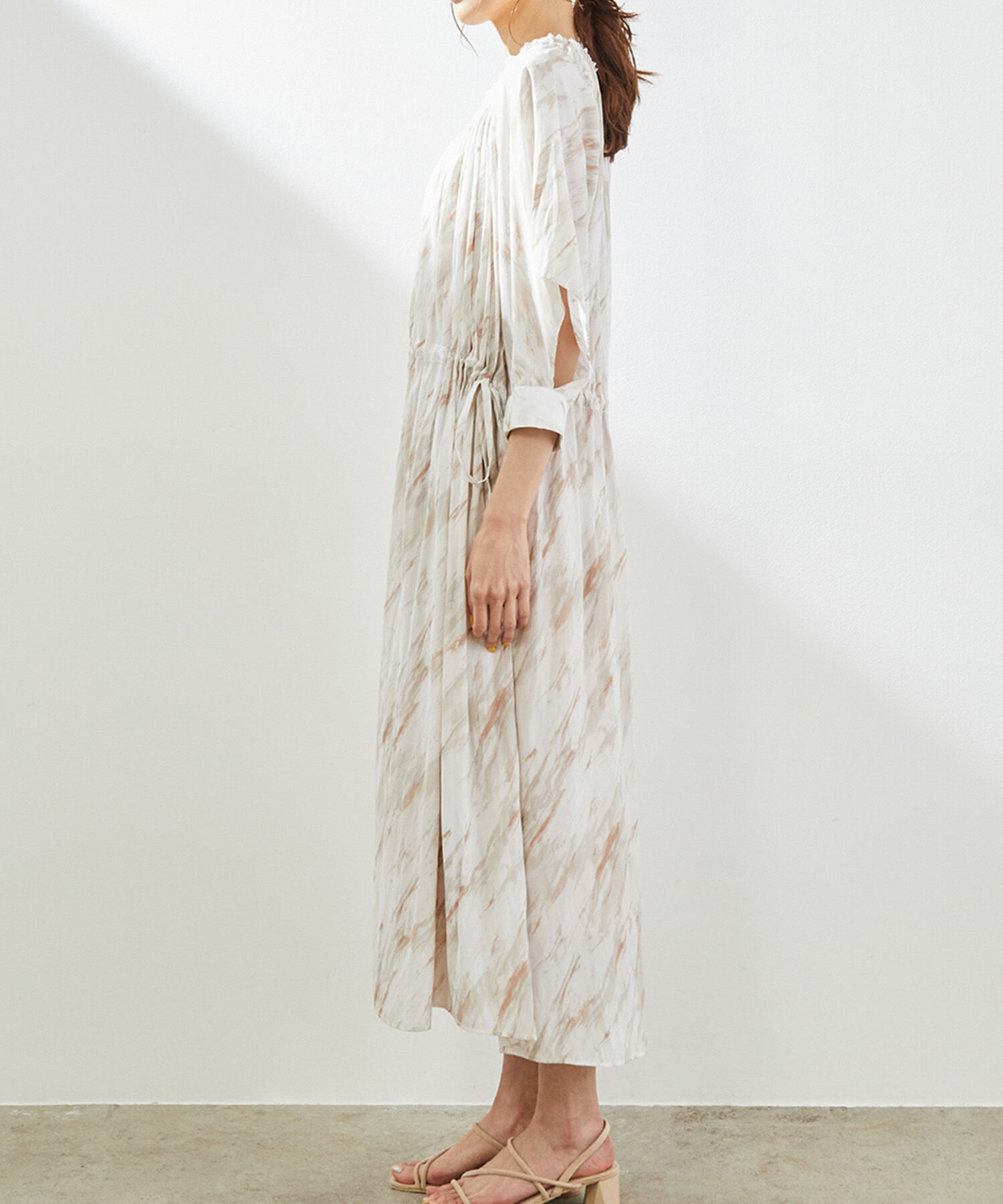 Rope&rsquo;Picnic「【一部店舗限定】【Mon E&rsquo;toile/モンエトワール】ストーンプリントギャザーDRESS」|ドレス|