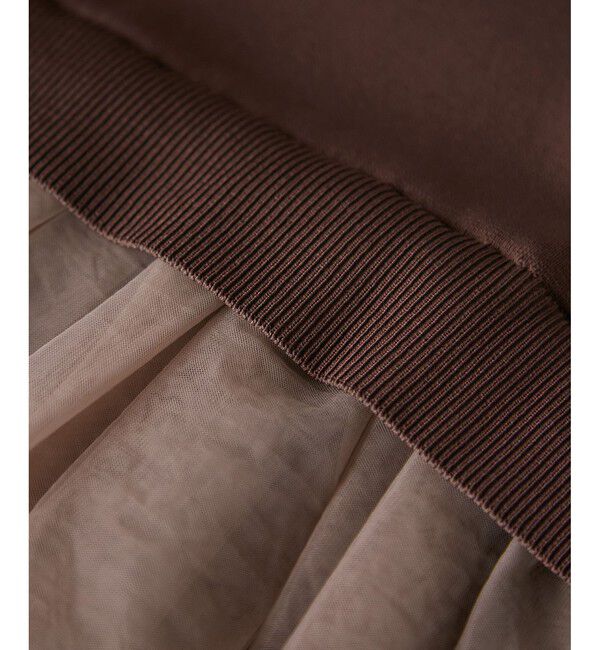 Rope&rsquo;Picnic「チュールドッキングプルオーバー」|ニット・セーター|