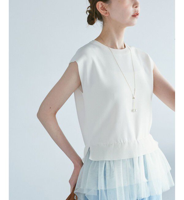 Rope&rsquo;Picnic「チュールドッキングプルオーバー」|ニット・セーター|キナリ(16)