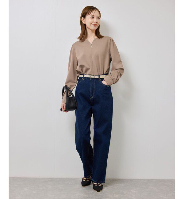 Rope&rsquo;Picnic「パール付きポンチプルオーバー/セットアップ対応」|Tシャツ・カットソー|