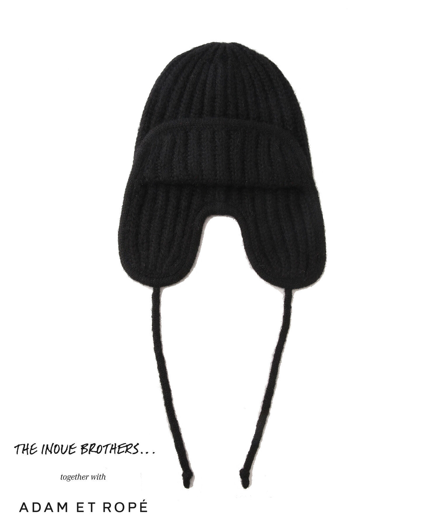 ADAM ET ROPE'「【THE INOUE BROTHERS together with ADAM ET ROPE'】EARMUFF RIB HAT / UNISEX」|ニット帽|