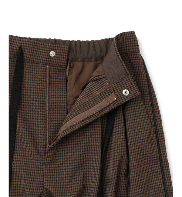 ADAM ET ROPE'「【WEB限定】チェックバレルパンツ」|チノ|
