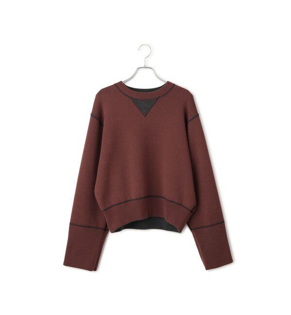 ADAM ET ROPÉ FEMME バイカラーリバーシブルニットプルオーバー バイカラーリバーシブルニットプルオーバー（ADAM ET ROPE'）｜ルミネ